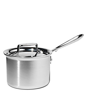 All-Clad - Stainless Steel 2 Quart Sauce Pan with Lid