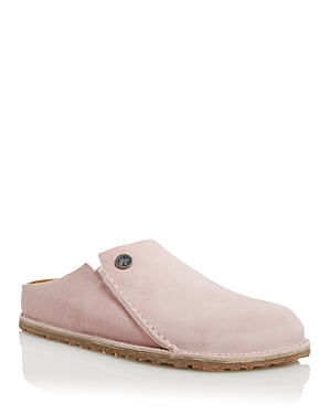 Birkenstock Zermatt 365 Suede Clogs In Pink