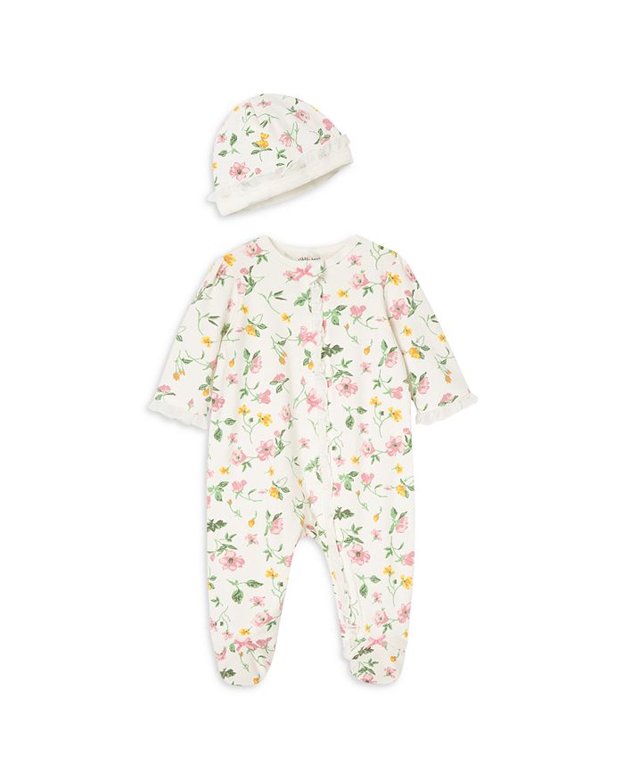 Baby Girls Floral Leaf Footie & Hat Set Bloomingdales Clothing Outfit Sets Sets 