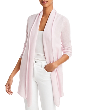 C By Bloomingdale's Cashmere C By Bloomingdale's Open-front Cashmere Cardigan - 100% Exclusive In Lilac Blush