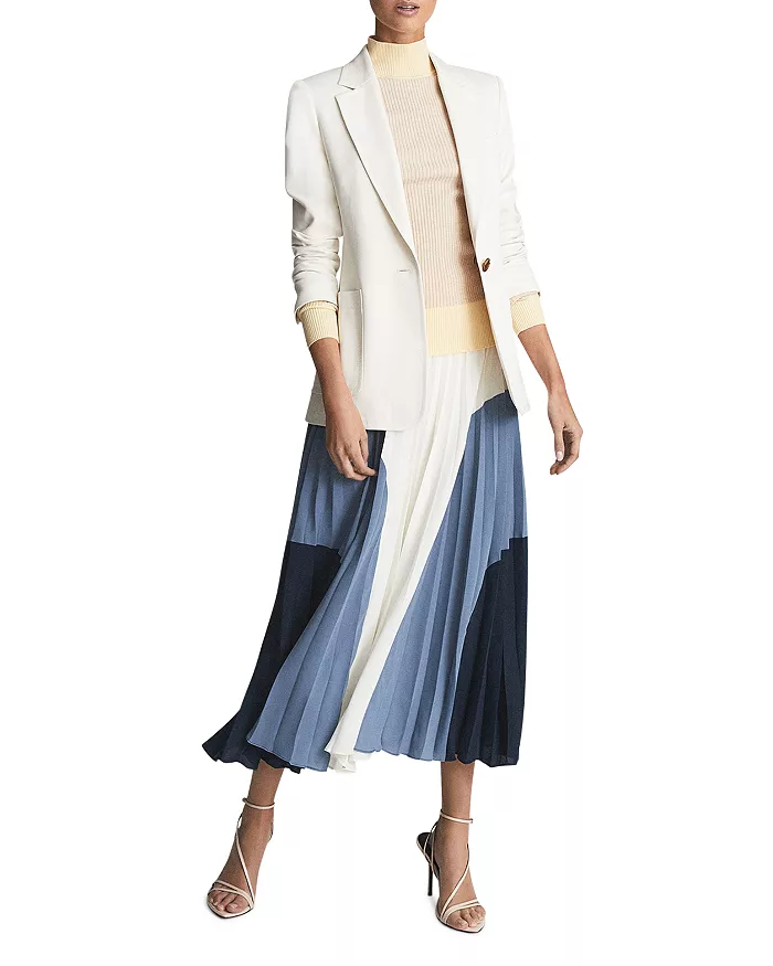 bloomingdales.com | Murphy Color Blocked Pleated Midi Skirt