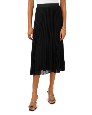 vince pleated midi skirt