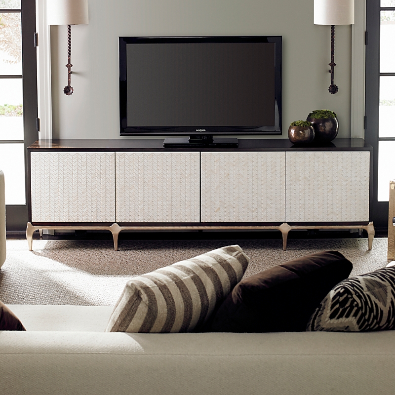 Caracole For Your Viewing Pleasure Console In Gold