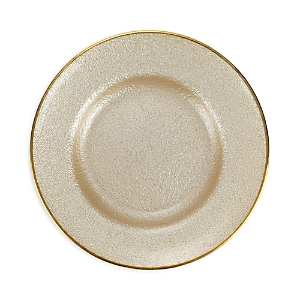 Vietri Metallic Glass Salad Plate In Gold