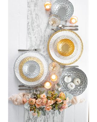 Rufolo Glass Honeycomb Service Plate Charger