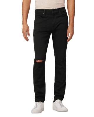 black ripped chinos mens