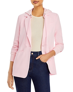 Cinq À Sept Cinq A Sept Khloe Hooded Blazer In Pink Quartz
