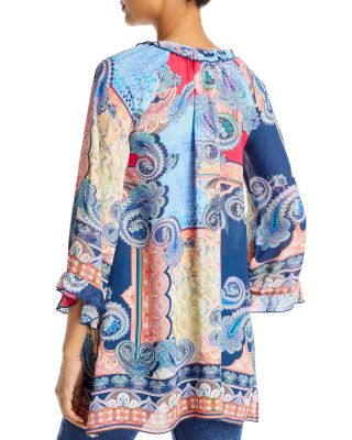 green emerald velvet dress Cotton Ruched Sleeve Tunic Dress main image 0