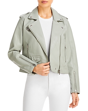 Blanknyc Faux Leather Crop Moto Jacket In Play Act