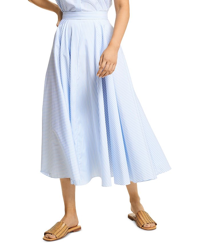 Striped shop cotton skirt