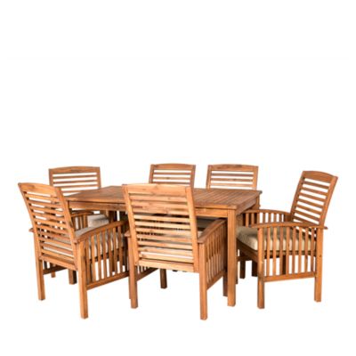 WALKER EDISON 7 Piece Modern Outdoor Patio Dining Set | Bloomingdale's