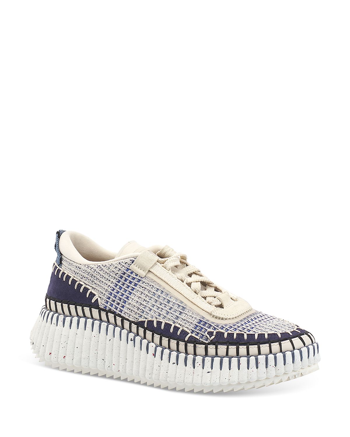 Chloe Women's Nama Woven Platform Low Top Sneakers