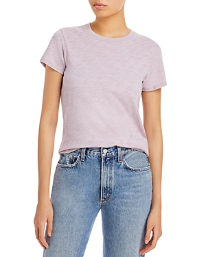 Atm Anthony Thomas Melillo Schoolboy Cotton Crewneck T-shirt In Lilac