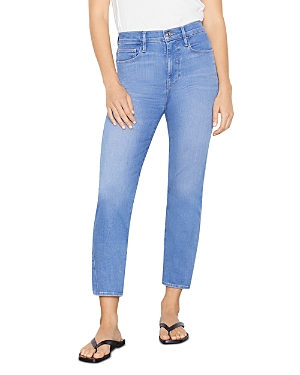 Frame Slim Faded Jeans In Blue