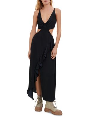Maje Rallet Cutout Open Back Dress | Bloomingdale's Women