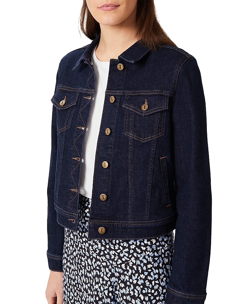 Hobbs London Mariam Jean Jacket In Indigo