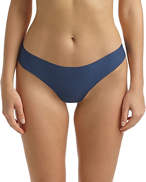 Commando Butter Seamless Thong In Bright Navy