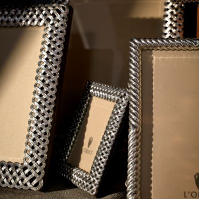 L&#39;Objet Platinum Braid Frame