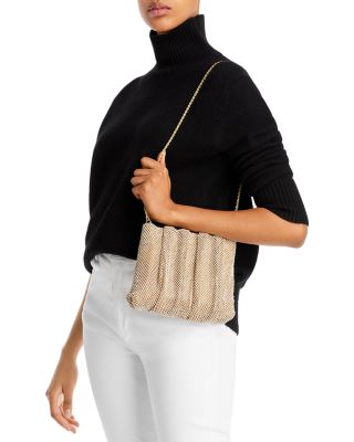 Ember Crystal Gathered Clutch