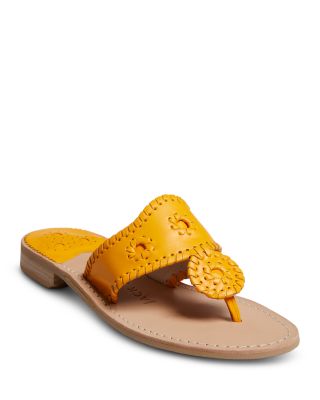 jack rogers yellow sandals
