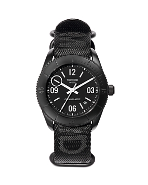 Tom Ford 002 Ocean Plastics Sport Watch, 43mm