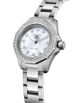 Aquaracer Professional 200 Mother-Of-Pearl and Diamond Watch, 30mm