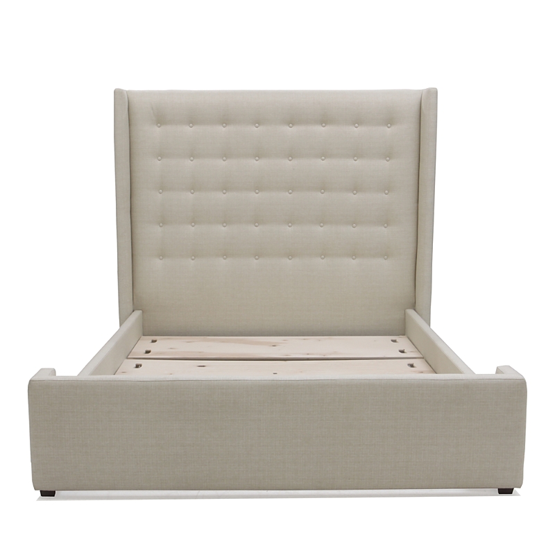 Bloomingdale's Artisan Collection Emery Tuft Queen Bed In Wheat