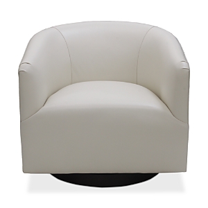 Bloomingdale's Artisan Collection Quinn Swivel Chair In Logan White