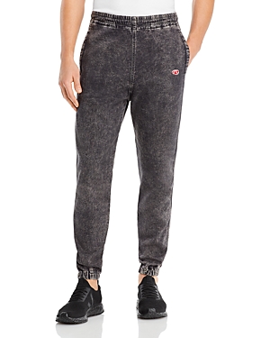 Diesel De Lab Drawstring Jeans In Black/ Denim