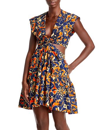 A.L.C. Lexi Cotton Cutout Dress | Bloomingdale's