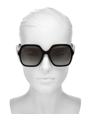  Geometric Sunglasses, 56mm