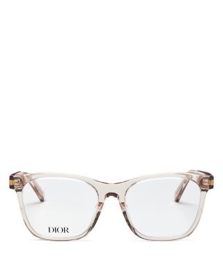 Dior Women's Square Clear Glasses, 53mm | Bloomingdale's