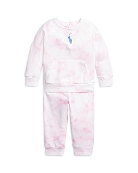 Ralph Lauren - Girls' Tie Dye Terry Sweatshirt & Pants Set - Baby