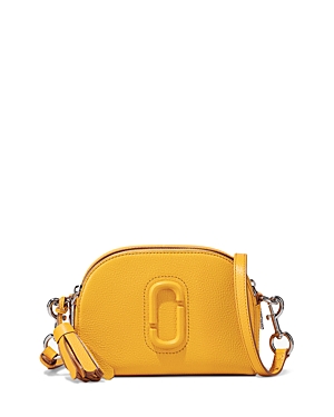 Marc Jacobs Shutter Leather Crossbody In Artisan Gold/gold