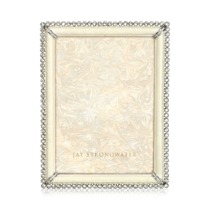 Shop Jay Strongwater Lucas Stone Edge Picture Frame, 5 X 7 In Crystal Pearl
