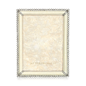 Jay Strongwater Lucas Duchess Picture Frame, 5" X 7" In Crystal Pearl