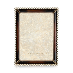 Jay Strongwater Lucas Stone Edge Picture Frame, 5 X 7 In Safari