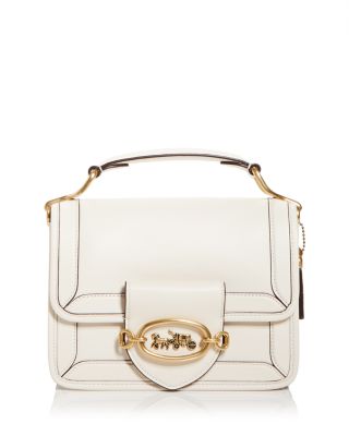 Small town leather crossbody bag Coach White in Leather - 25615380