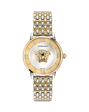 Photos - Wrist Watch Versace La Medusa Watch, 38mm Silver/Gold VE2R00222 