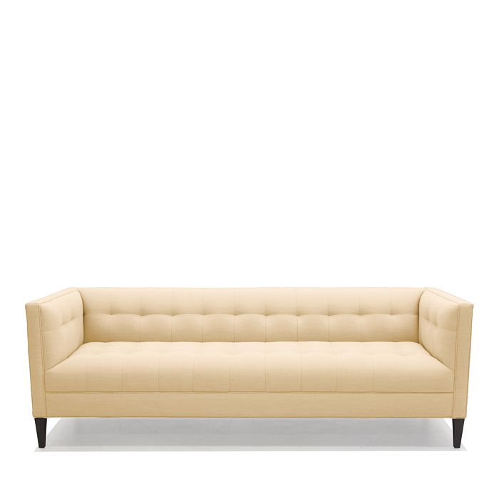 Bloomingdale's Artisan Collection Whitney Tufted Sofa In Vance Snow