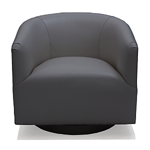 Bloomingdale's Artisan Collection Quinn Swivel Chair In Logan Slate