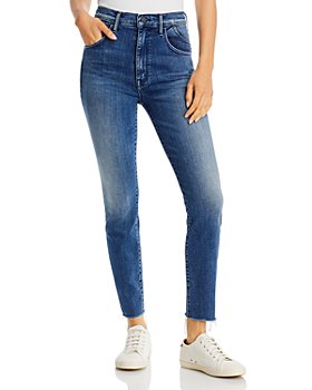 MOTHER - The Stash Swooner High Rise Ankle Skinny Jeans in Chick Flick