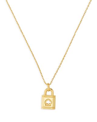 kate spade lock necklace