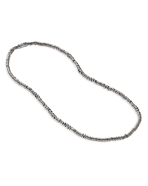 JOHN HARDY STERLING SILVER CLASSIC CHAIN MULTIRING HEISHI STATEMENT NECKLACE, 18