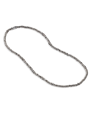 John Hardy Sterling Silver Classic Chain Multiring Heishi Statement Necklace, 18 In Silver