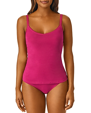 On Gossamer Cabana Cotton Blend Stretch Camisole In Azalea Pink