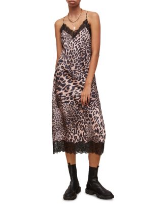ALLSAINTS Tigi Kiku Lace Trim Dress | Bloomingdale