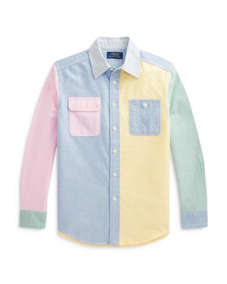 Shirt POLO RALPH LAUREN Kids color Denim