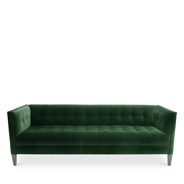 Bloomingdale's Artisan Collection Whitney Tufted Sofa In Vance Emerald