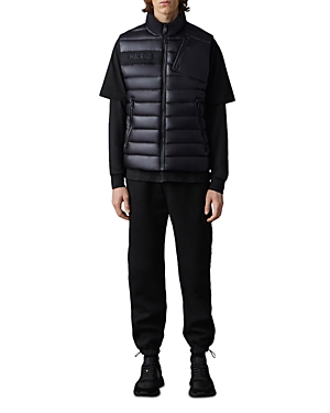 Mackage Sateen Lightweight Down Vest In Black